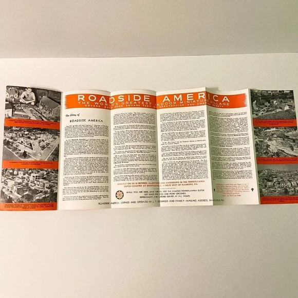 Vintage Roadside Amerca Indoor Miniature Village Pennsylvania Brochure Pamphlet - Picture 5 of 13